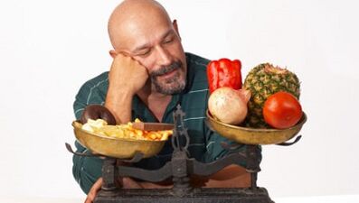 Impact of food to the male potential